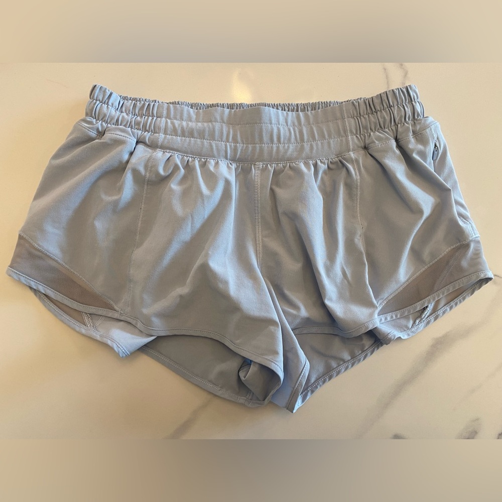 Hotty hot shorts low rise 2.5 size 8 light blue